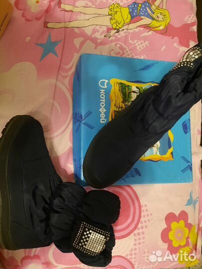 Продам зимние ботинки для девочки