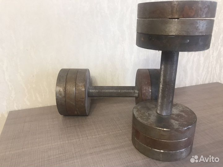 Гантели разборные бу по 15.3 кг