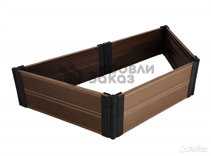 Грядка из дпк Трапеция 1 000 мм. высотой 300 мм