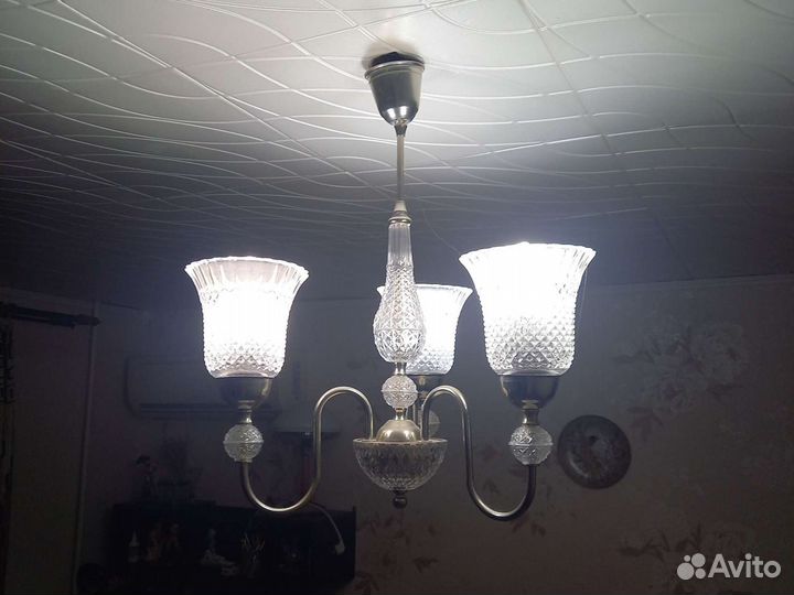 Хрустальная люстра СССР