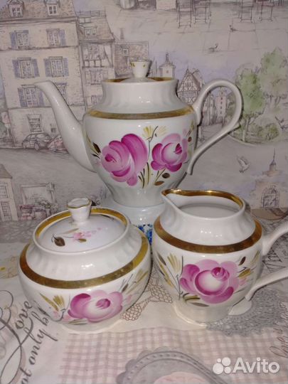 Сервиз чайный,остатки