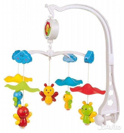 Музыкальная карусель в кроватку новая