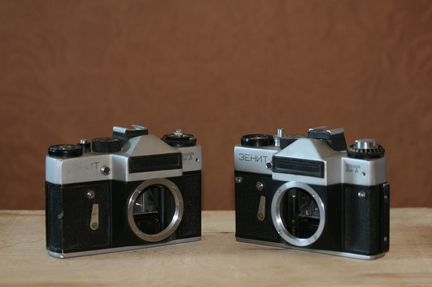 Фотоаппараты Зенит ет. Плёночные зеркалки СССР