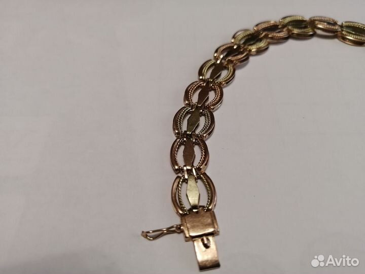 Золотой женский браслет