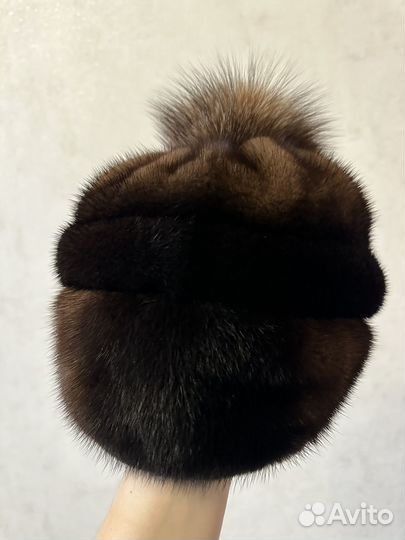 Шапка норковая женская