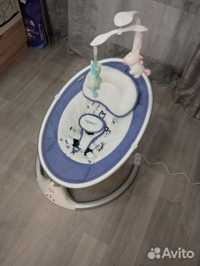 Детские электронные качели для новорожденных