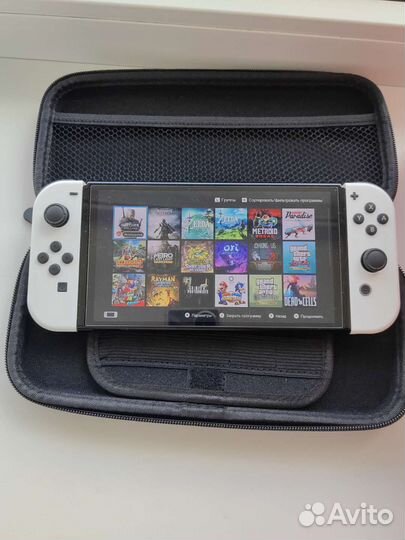 Nintendo switch oled прошитая 256 Гб + 27 игр