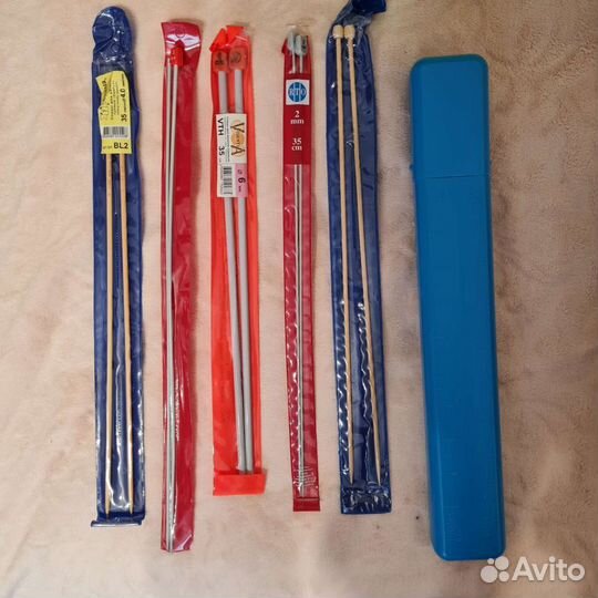 Спицы прямые и чулочные