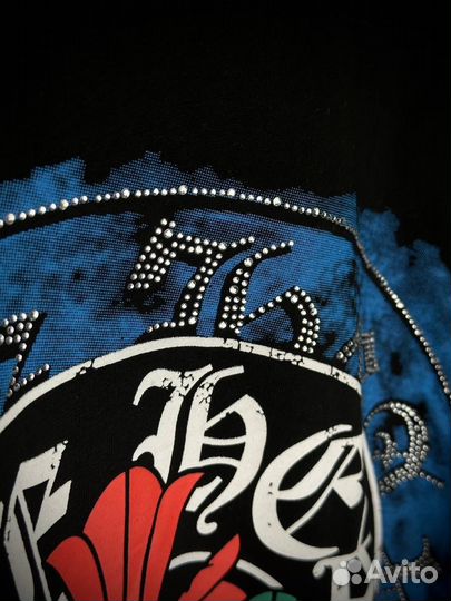 Футболка Chrome Hearts со стразами