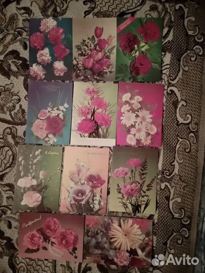 Открытки советские лотом