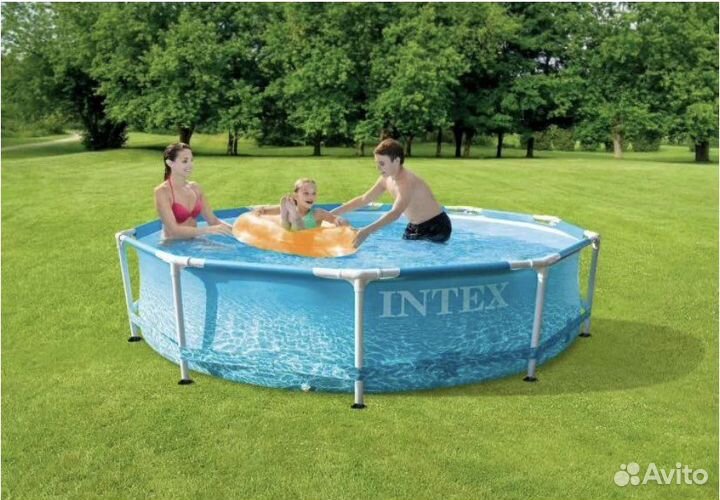 Каркасный бассейн intex
