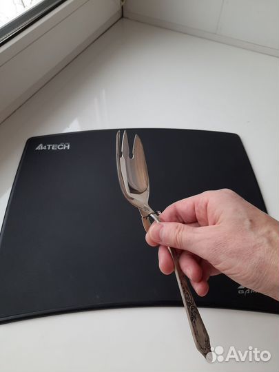 Ложка салатная серебро 875 пробы СССР