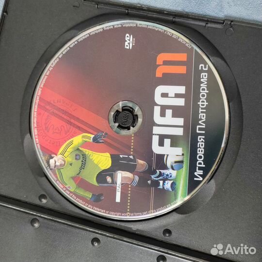 Игра FIFA 11 PS2 диск для playstation 2