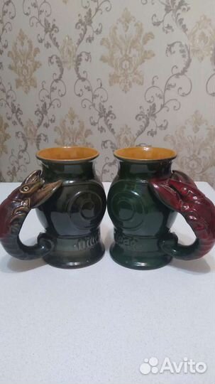 Пивная кружка керамическая