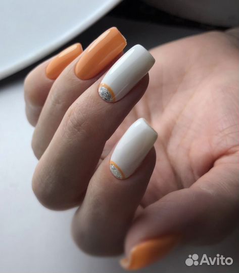 Наращивание ногтей, покрытие гель лак