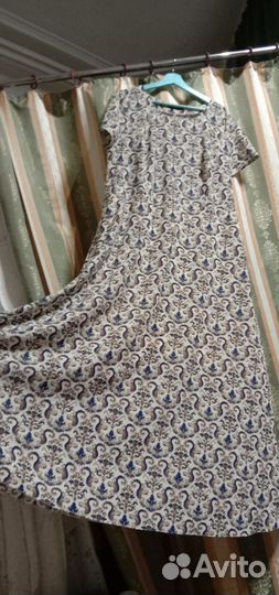 Летнее платье с красивым узором Elny 54-56 размер