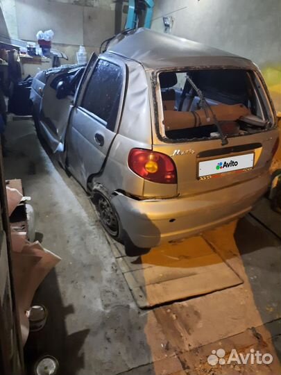 Daewoo Matiz 0.8 МТ, 2006, битый, 100 000 км