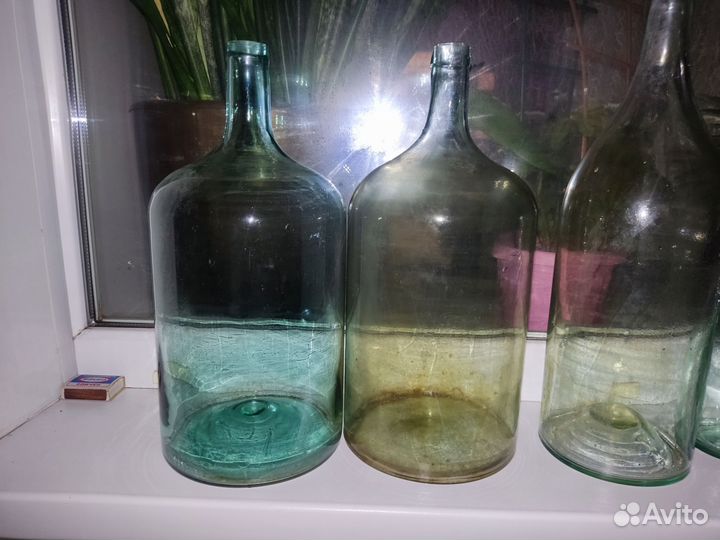 Старинные бутылки