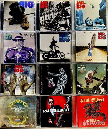 CD диски Mr. Big (Eric Martin, Paul Gilbert)
