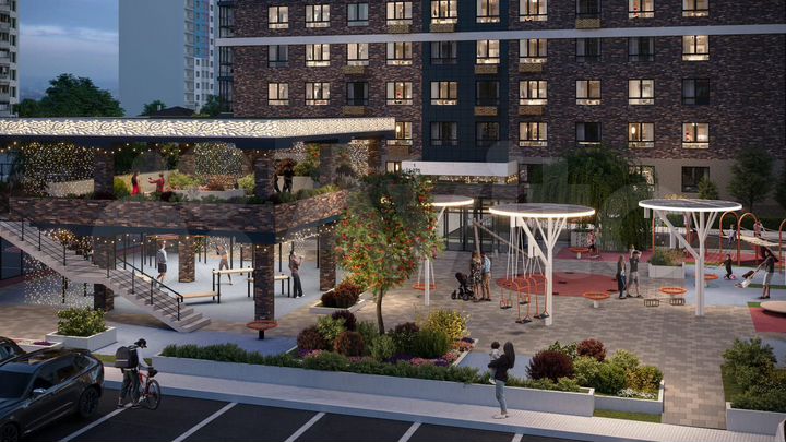 2-к. квартира, 77,6 м², 3/25 эт.