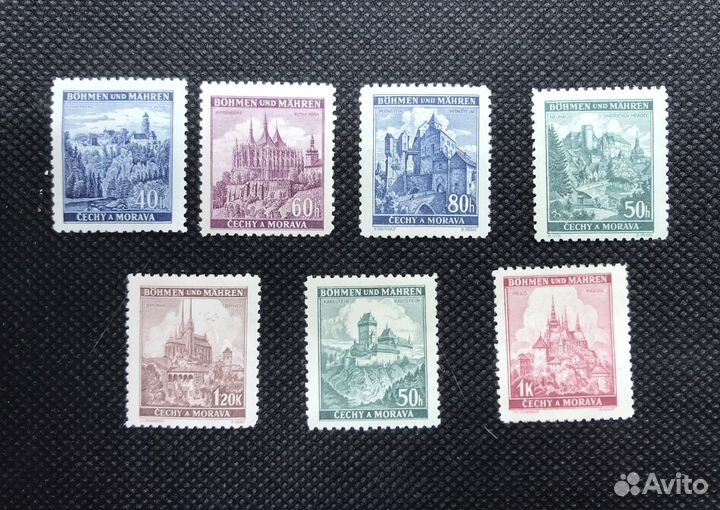 Марки Германия Богемия Архитектура Подборка
