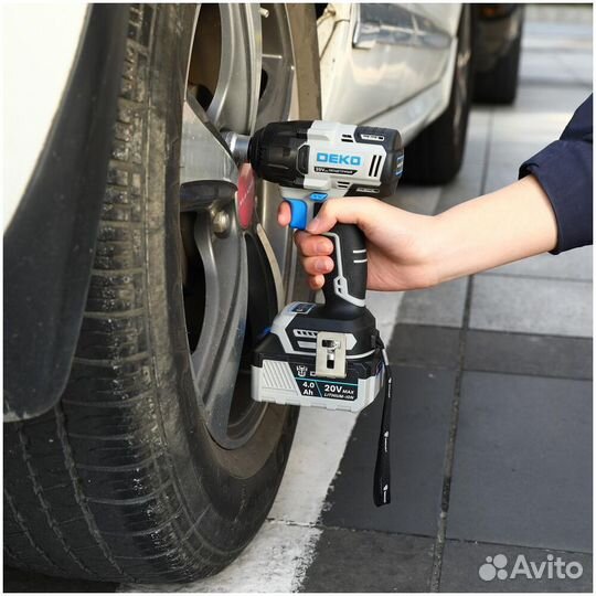 Аккумуляторный гайковерт Deko zkis, 20В, #400439