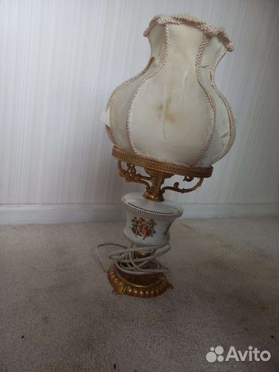 Лампа настольная винтаж