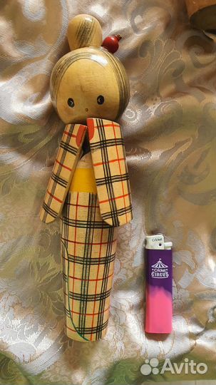 Большие старинные кокеши,японские куклы