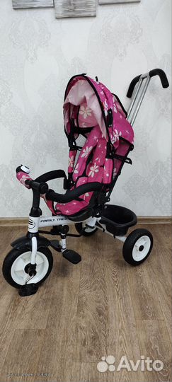 Велосипед коляска с ручкой