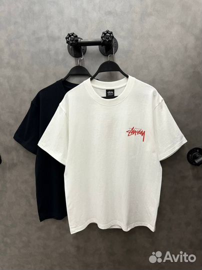 Футболка Stussy - Skateboard - Белая