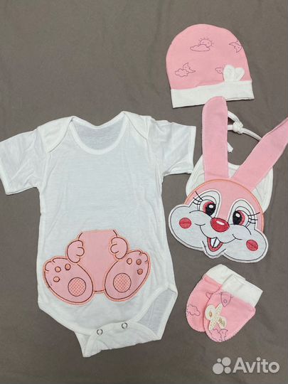 Комплект для новорожденной, для девочки