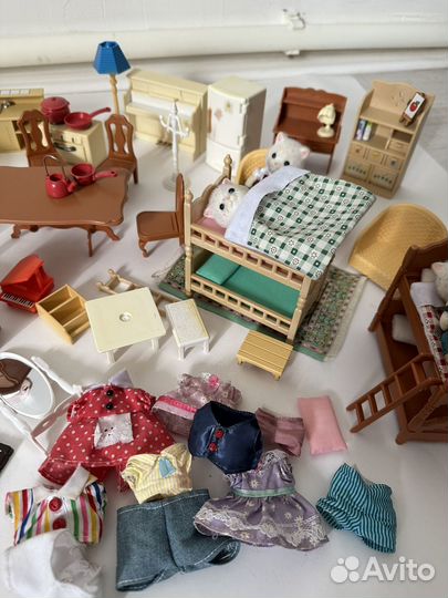 Sylvanian families мебель фигурки
