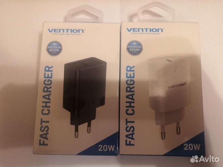 Vention fast charger 12w—20w—30w блок питания