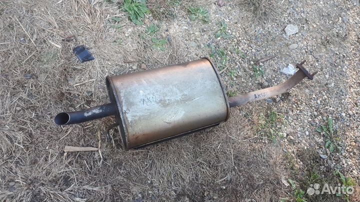 Задняя банка глушителя Hyundai Accent