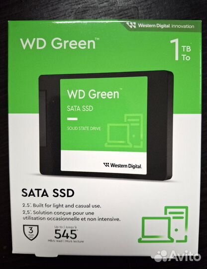 SSD WD Green 1Tb (SATA 2.5)