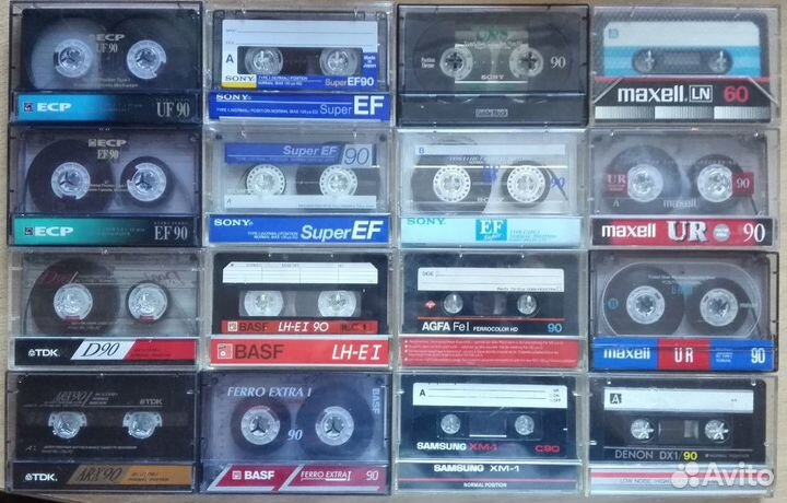 Аудиокассета Вasf TDK Denon Sony Maxell ECP