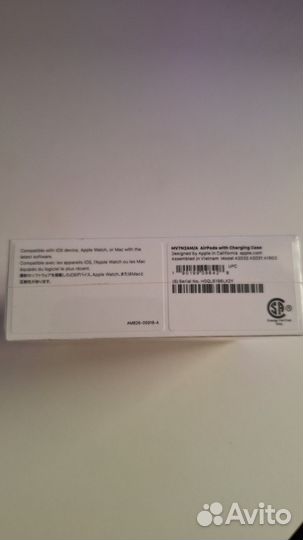 Беспроводные наушники apple airpods 2 оригинал