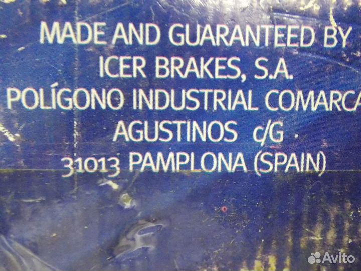 Колодки Icer - настоящая Европа