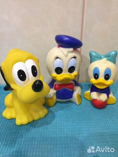 Игрушка пищалка 80х,резина,Дональд, Дисней