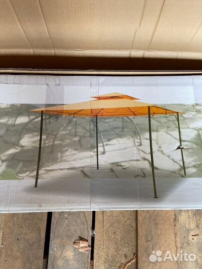 Беседка шатер для дачи