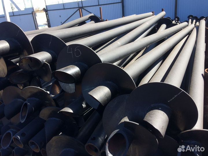 Винтовые сваи производство монтаж 57, 76, 89, 108