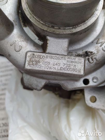 Турбина Audi WV дизель 059145722M 3.0 Tdi оригинал