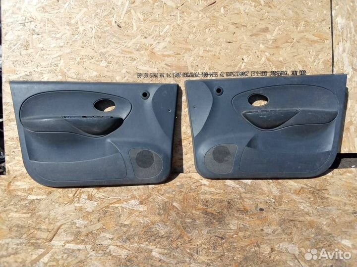 Дверные карты передние пара Daewoo Matiz