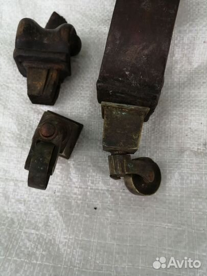 Колесики мебельные ретро, колёсики рояльные ретро