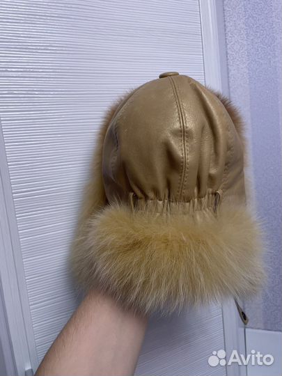 Шапка ушанка натуральная