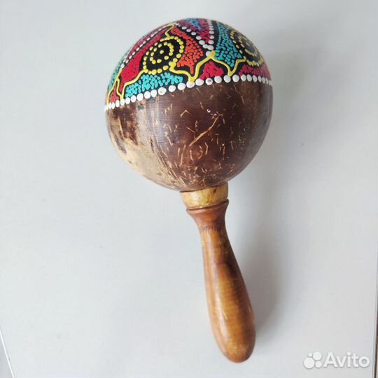 Маракас кокос ручная роспись