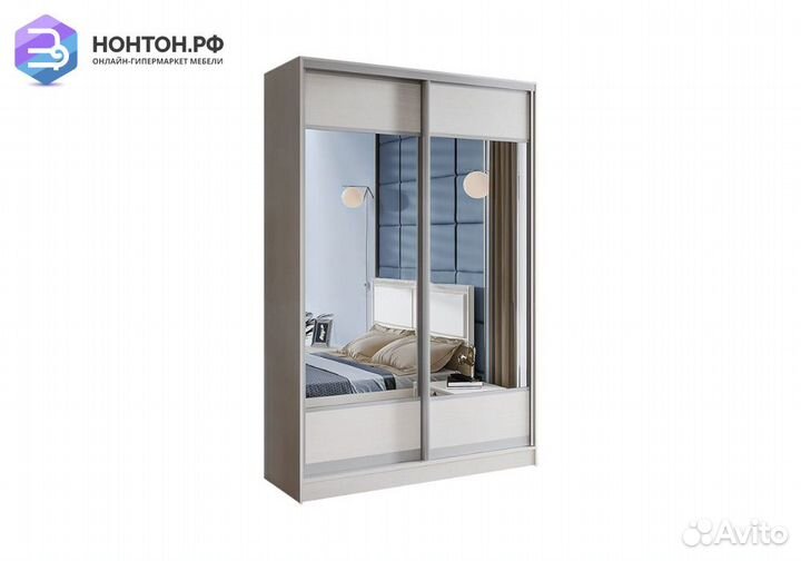 Шкаф-купе Тринити-9 сандал светлый