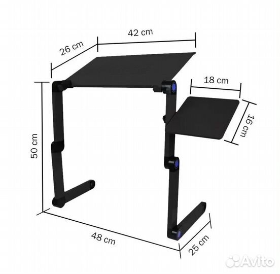 Стол трансформер для ноутбука