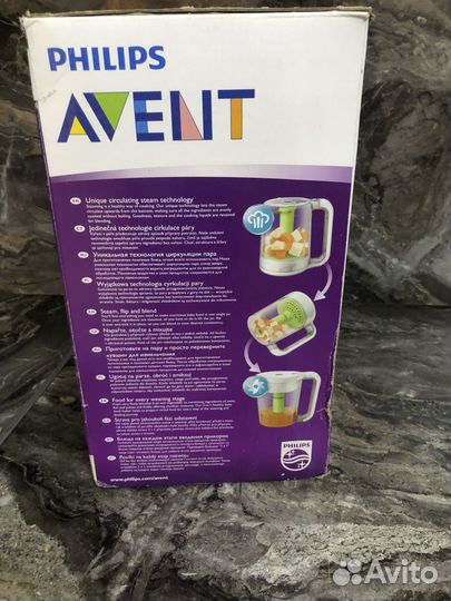 Пароварка блендер philips avent