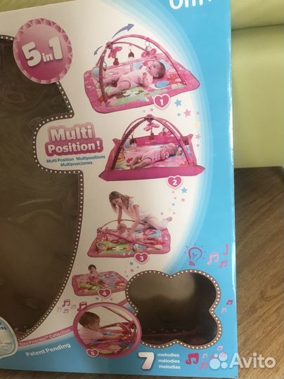 Развивающий коврик tiny love принцесса